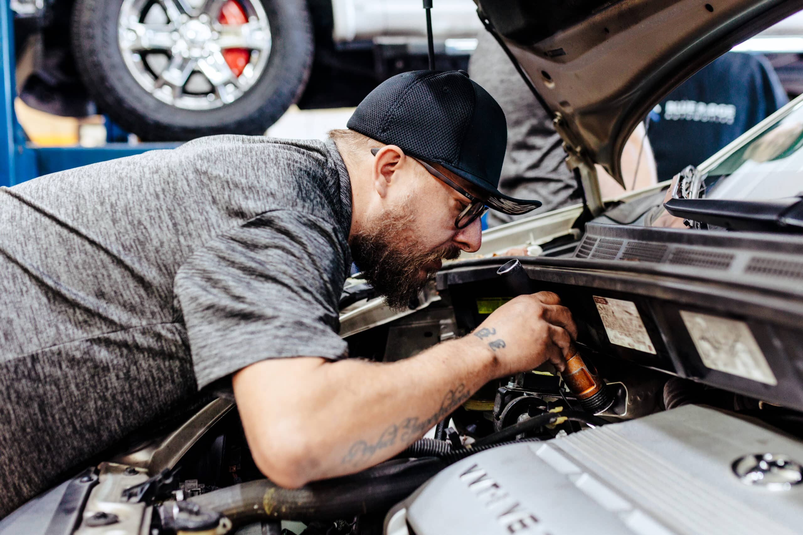 Blue Ridge Automotive technicians at work