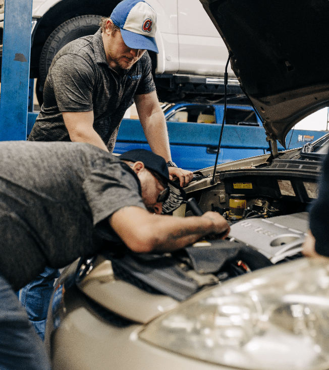 Technicians working